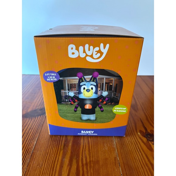 Bluey Spider Costume Halloween Airblown Inflatable Blowup 5ft Tall Lights Up NEW - Picture 4 of 6